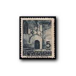 Barcelona 1938. Puerta Gótica del Ayuntamiento. Edif.19 **