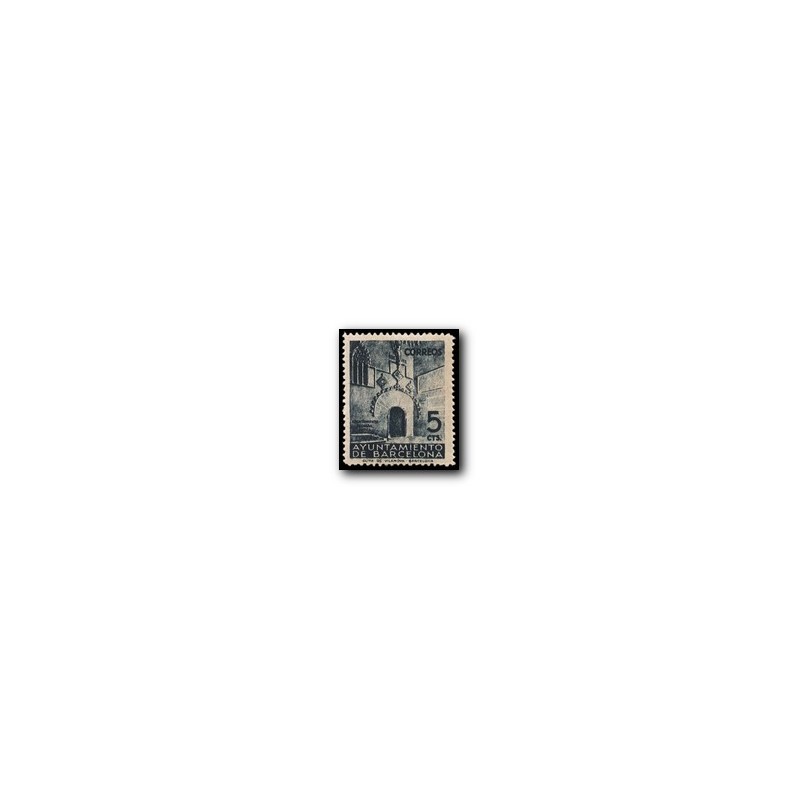 Barcelona 1938. Puerta Gótica del Ayuntamiento. Edif.19 **
