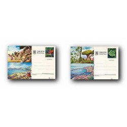 1977 España. Entero Postales Turismo (Edif.115/116)**