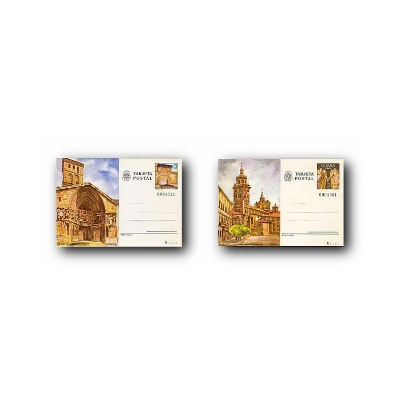 1980 España. Entero Postales Turismo (Edif.123/124)**