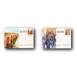 1984 España. Entero Postales Turismo (Edif.137/138)**