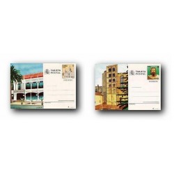 1985 España. Entero Postales Turismo (Edif.139/140)**