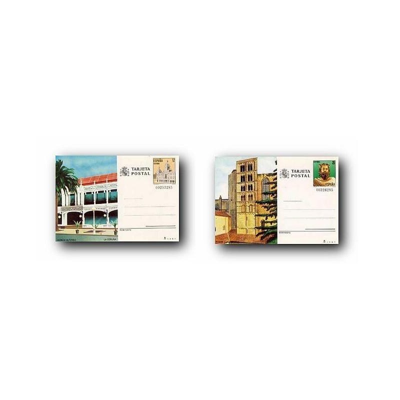 1985 España. Entero Postales Turismo (Edif.139/140)**
