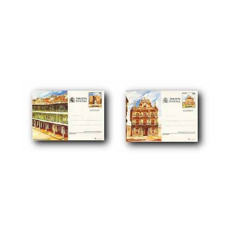 1986 España. Entero Postales Turismo (Edif.141/142)**