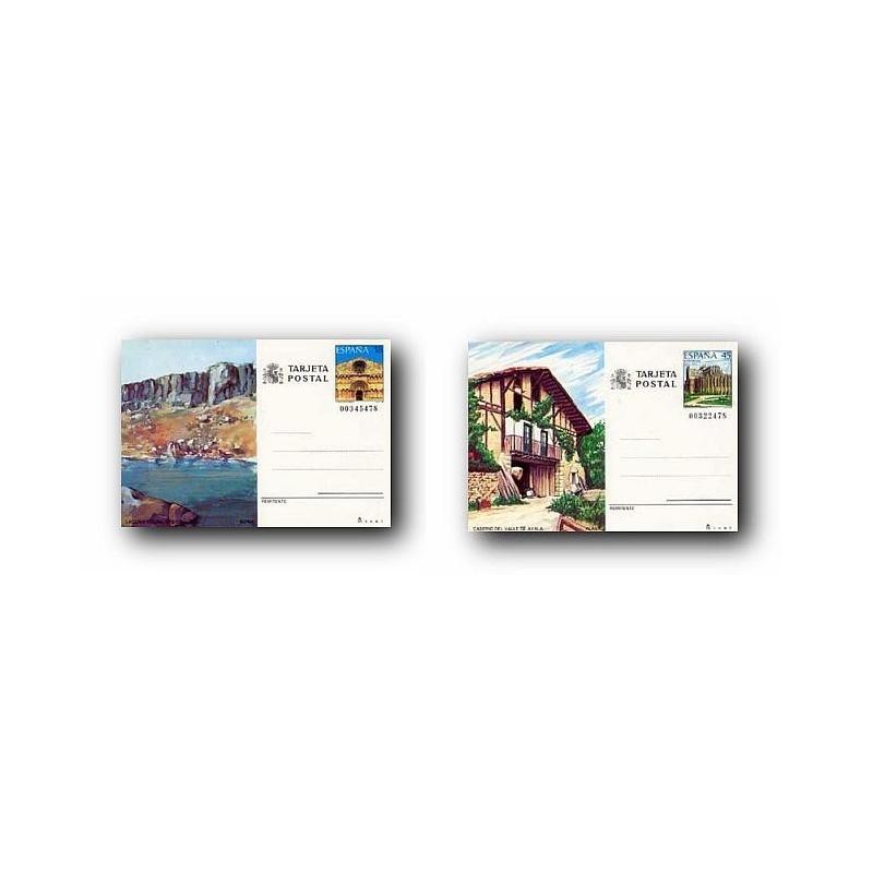 1989 España. Entero Postales Turismo (Edif.147/148)**