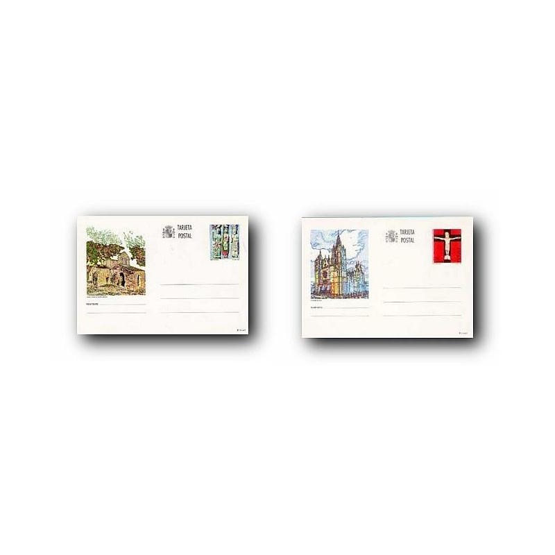 1993 España. Entero Postales Turismo (Edif.155/156)**