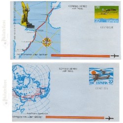 1981 España. Aerogramas (Edif.201/202)**