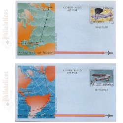 1982 España. Aerogramas (Edif.203/204)**