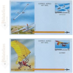 1985 España. Aerogramas (Edif.209/210)**