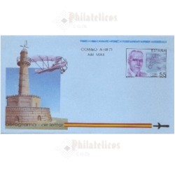1991 España. Aerograma (Edif.216)**
