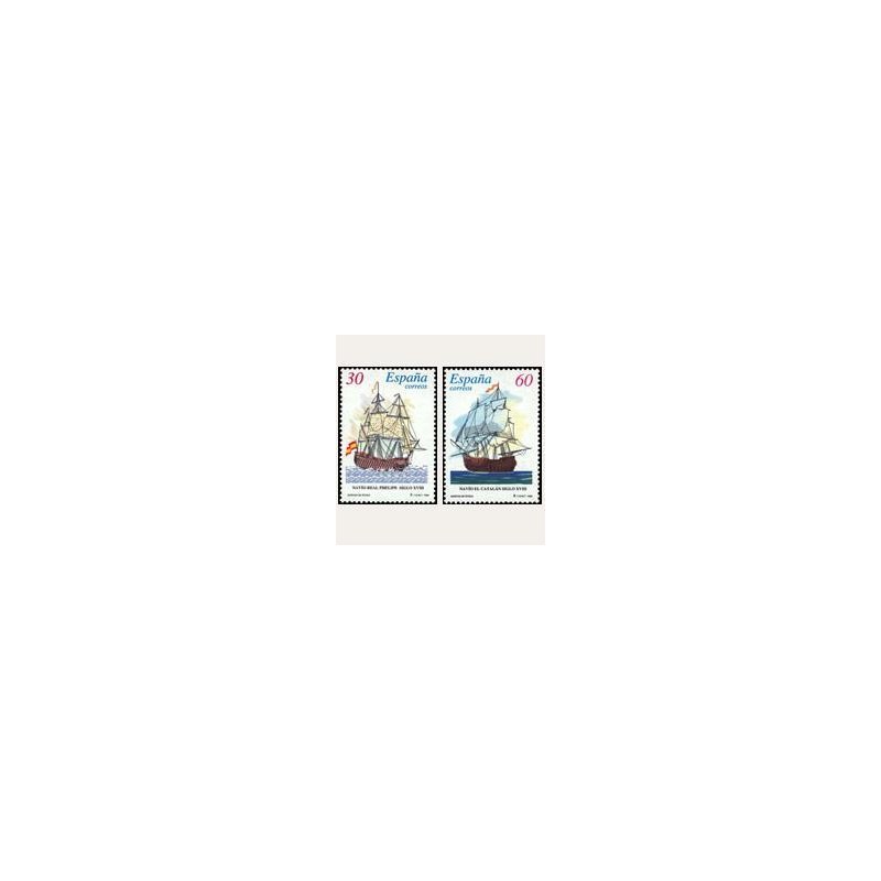 1996 España. Barcos de Época (Edif.3415/16SH) **
