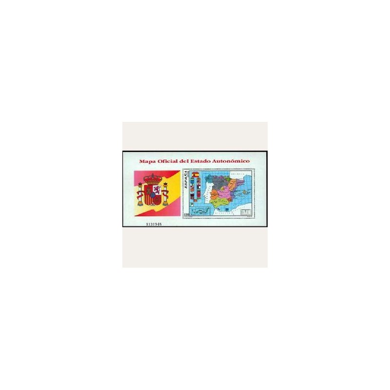1996 España. Mapa del Estado Autonómico (Edif.3460)**
