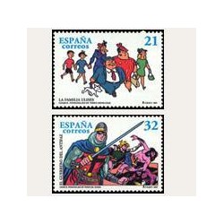 1997 España. Cómics - Personajes del Tebeo (Edif.3486/87)**