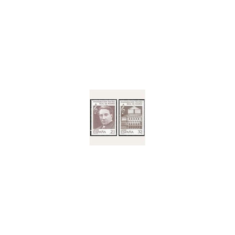 1997 España. Teatro Real de Madrid. (Edif.3514/15)**