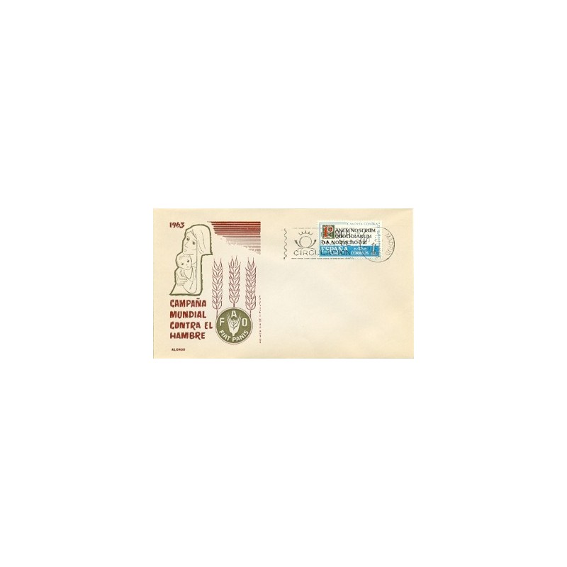 1963 SPD España. Campaña Contra el Hambre. Edif.1512