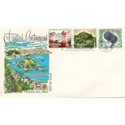 1963 SPD España. Conmemoraciones de San Sebastián. Edif.1516/18