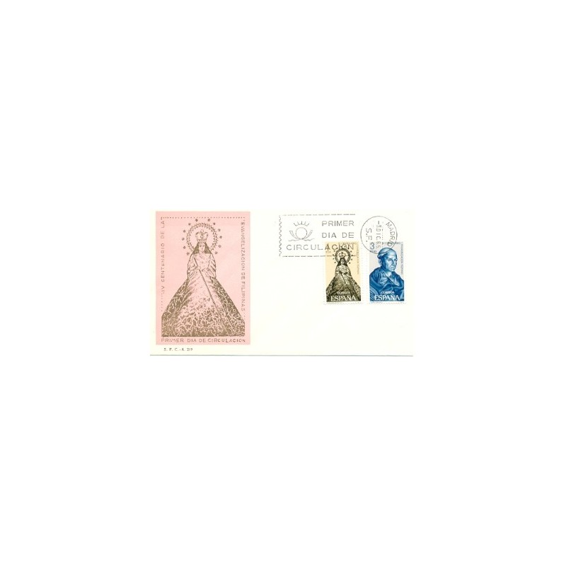1965 SPD España. Evangelización de Filipinas (Edif.1693/4)