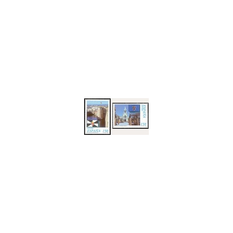 1998 España. Estatutos de Autonomía - Ceuta y Melilla (Edif.3534