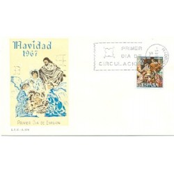 1967 SPD España. Navidad. (Edif.1838)