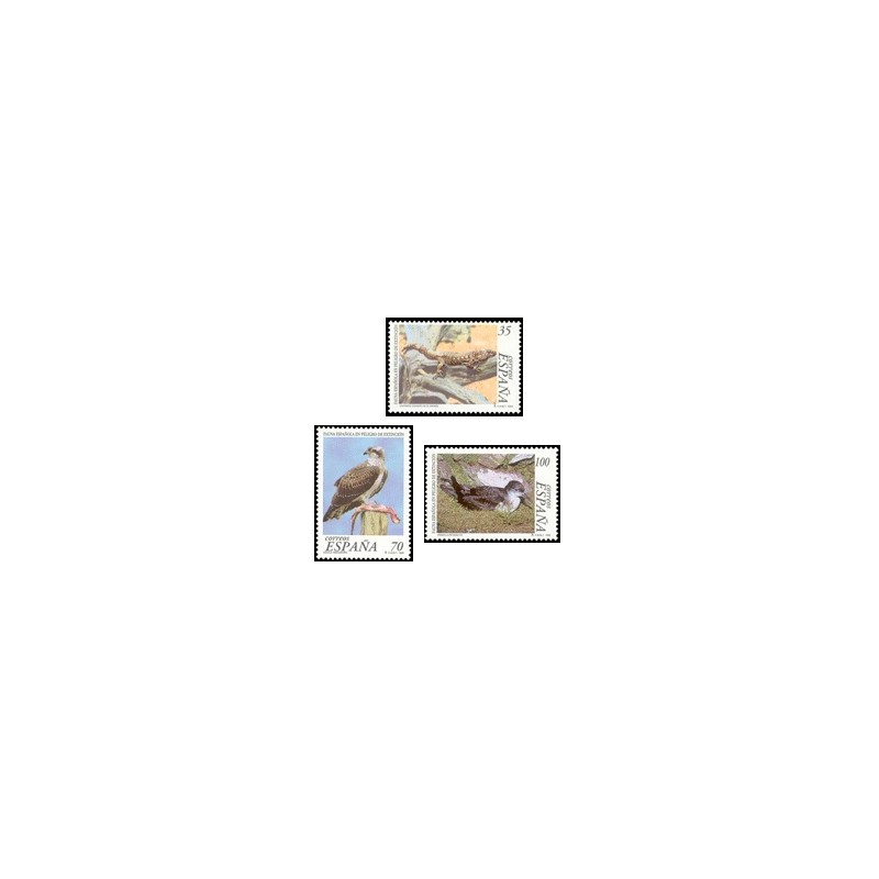 1999 España. Fauna Española en peligro (Edif.3614/16)**