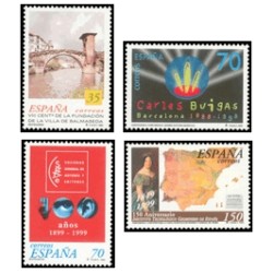 1999 España. Centenarios (Edif.3651/54)**