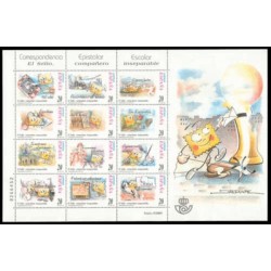 1999 España. Corresp. Epistolar Escolar (Edif.3665/76 sellos sueltos)**