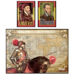 2000. España. Centenario del Nac. de Carlos V. (Edif.3697/9)**
