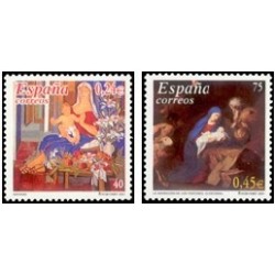 2001 España. Navidad (Edif.3835/6)**