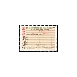 2001 España. Manuel de Falla (Edif.3838)**