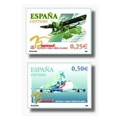 2002 España. Primer Vuelo de Iberia (Edif.3907/08)**