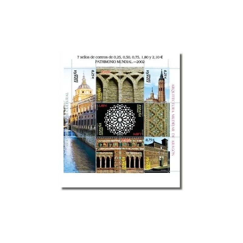 2002 España. Patrim. Mundial. Minipliego (Edif.MP-80)**