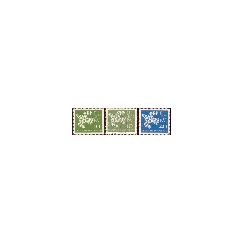 1961 Alemania. Europa CEPT. Ø