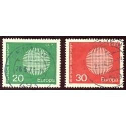 1970 Alemania. Europa CEPT. Ø