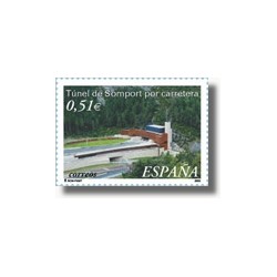 Sellos de España 2003. Túnel de Somport (Edifil 3957)**