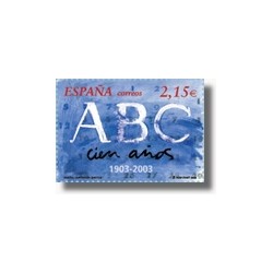Sellos de España 2003. Diario ABC (Edifil 3963)**
