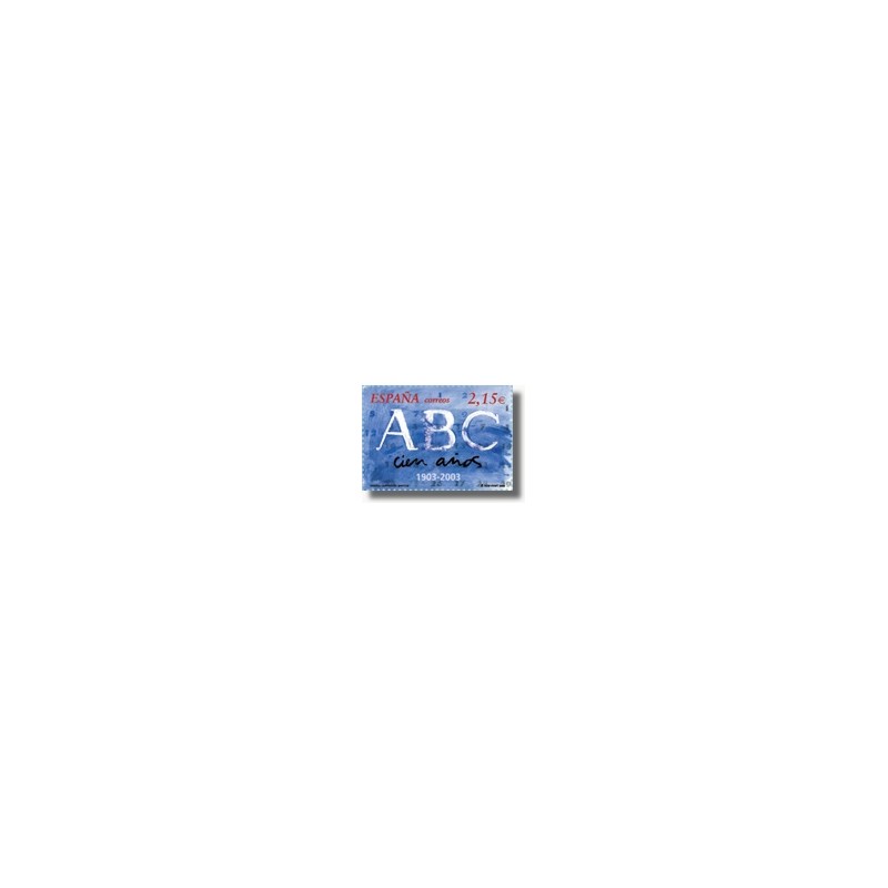Sellos de España 2003. Diario ABC (Edifil 3963)**