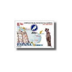 Sellos de España 2003. Camp. del Mundo de Vela Olímpica. (Edifil 4014)**