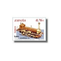 Sellos de España 2003. América UPAEP Transporte Ferroviario. (Edif.4025)**