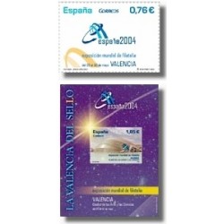Sellos de España 2003. Exp. Mund. Filatelia España 2004. (Edifil 4033/34)**