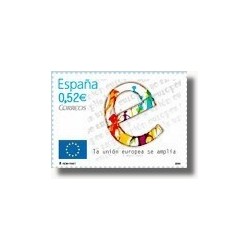 Sellos de España 2004. Ampliación de la Unión Europea. (Edifil 4080)**