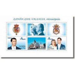 Sellos de España 2004. Exp. Mundial Filatelia - Valencia '04. Monarquía (Ed