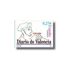 Sellos de España 2004. Diario de Valencia (Edif.4094)**