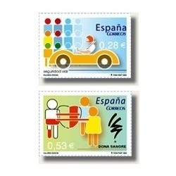 Sellos de España 2005. Valores Cívicos (Edif.4150-51)**