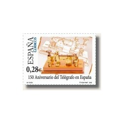 Sellos de España 2005. El telégrafo en España (Edif.4162)**
