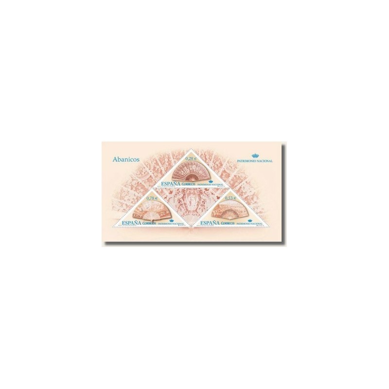 Sellos de España 2005. Patrimonio Nacional - Abanicos (Edif.4164)**