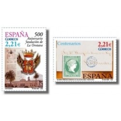 Sellos de España 2005. Centenarios (Edif. 4190/91)**