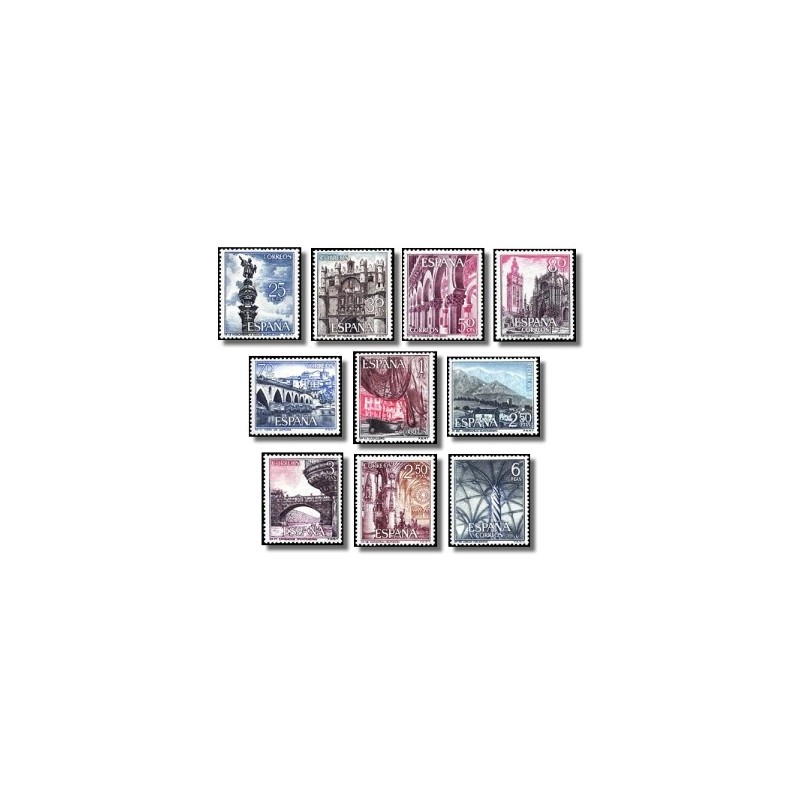 1965 España. Serie Turística. (Edif. 1643/52) **