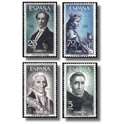 1965 España. Personajes Españoles. (Edif. 1653/56) **