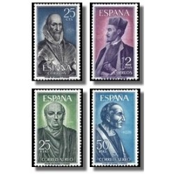 1966 España. Personajes Españoles. (Edif.1705/08) **