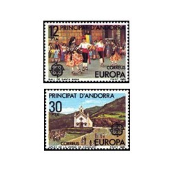 1981 Sellos de Andorra (correo español). Europa (Edif. 140/1)**